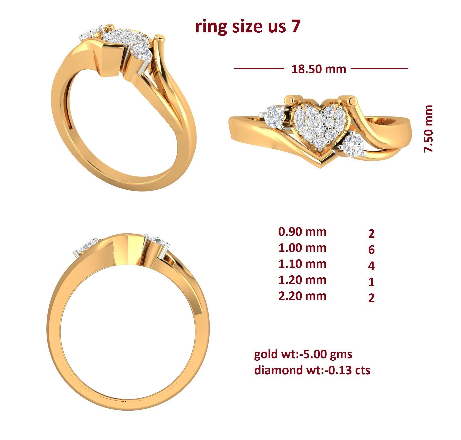 Ring - 109 3D print model_2