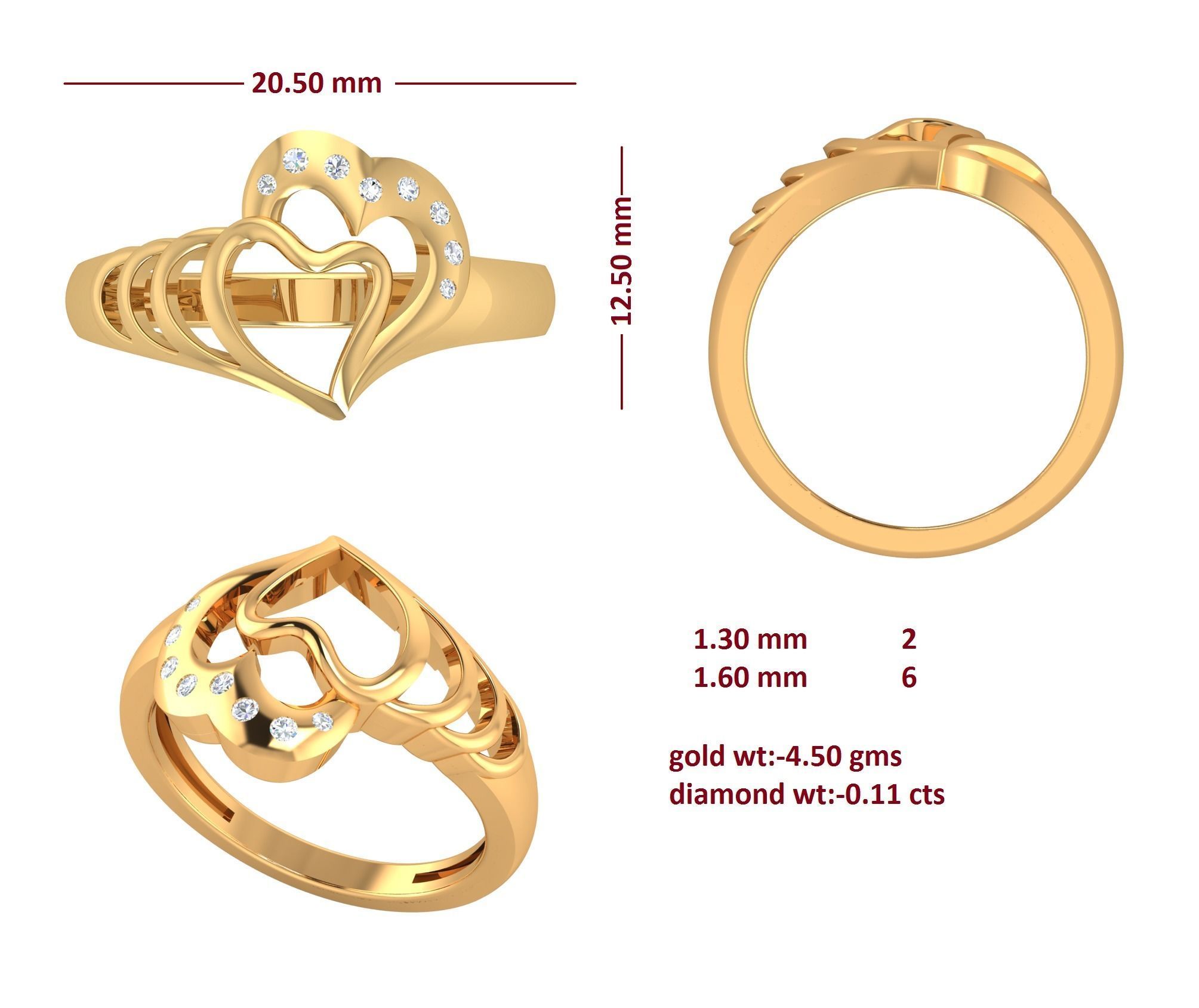 Ring - 106 3D print model_2