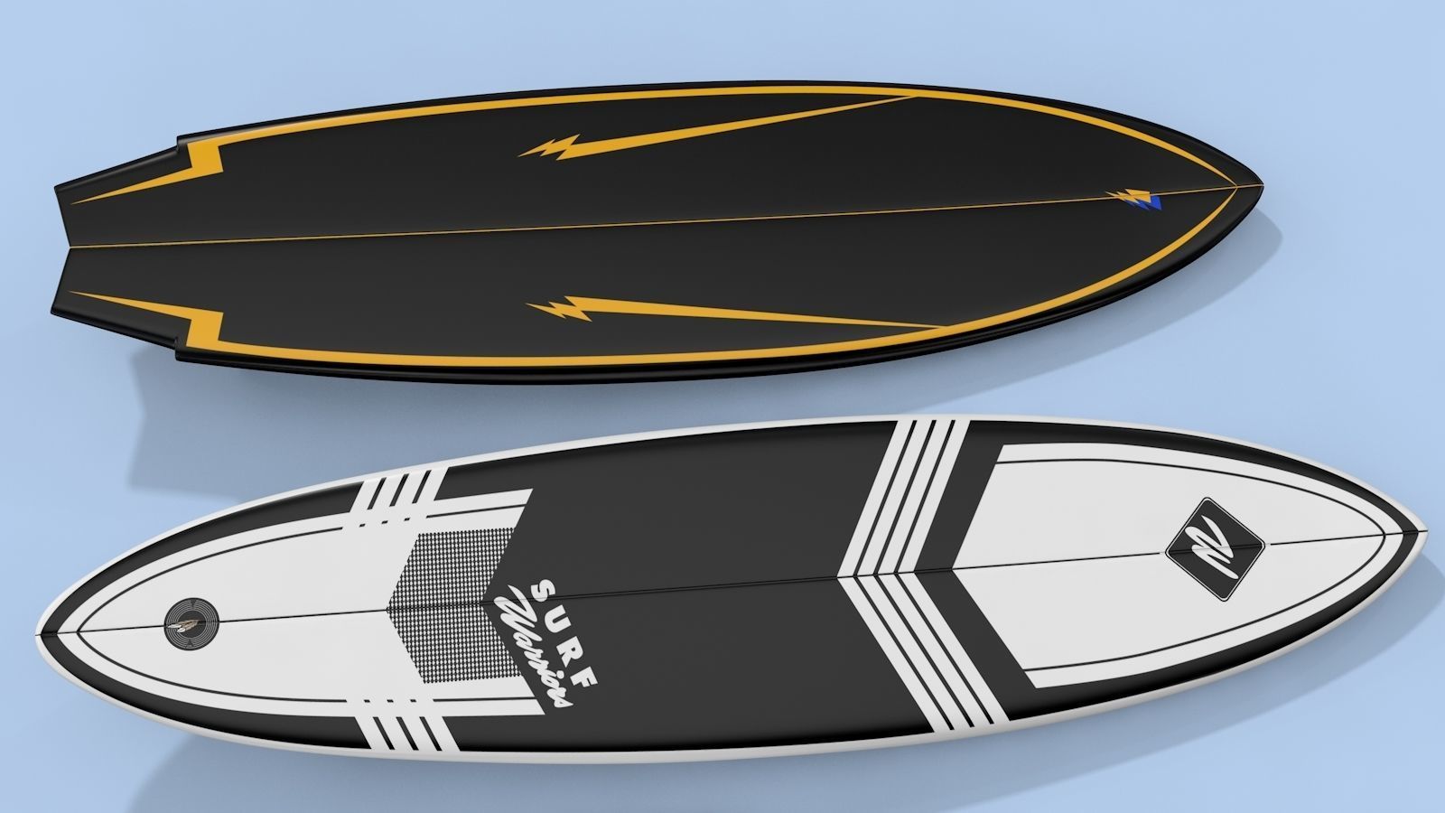 Surfboards Design  3D model_5