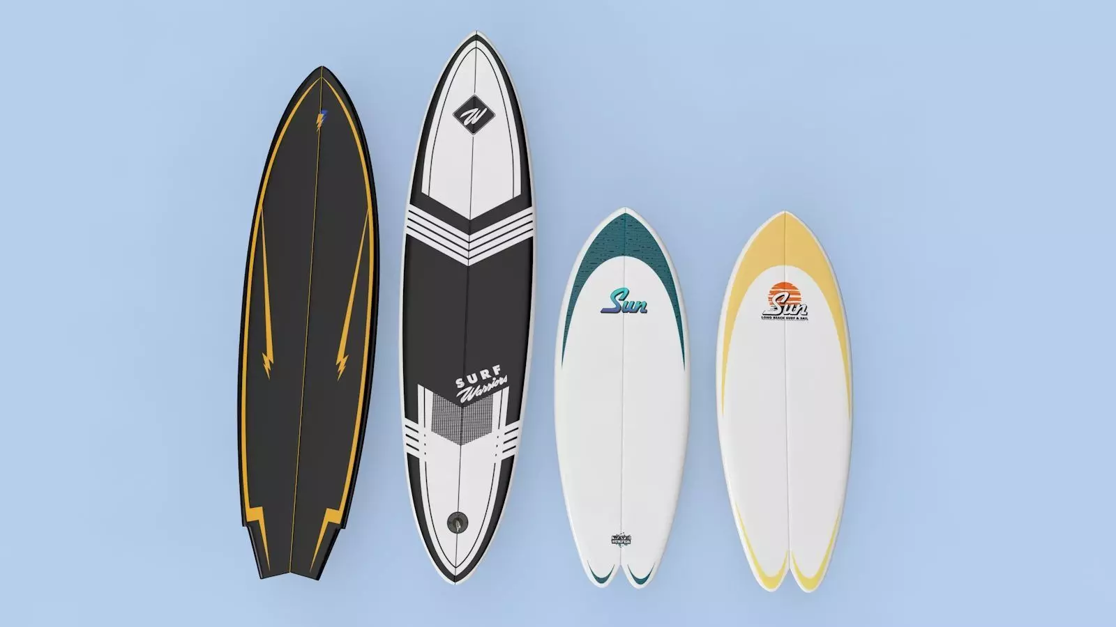 Surfboards Design  3D model_0