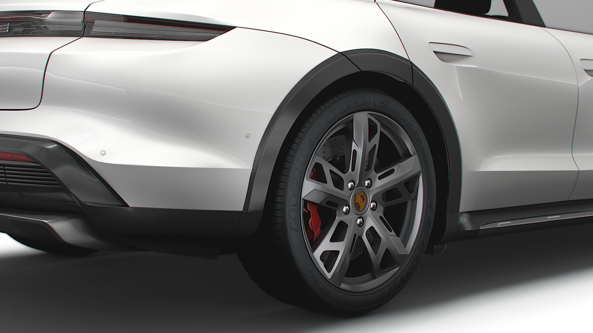 Porsche Taycan Cross Turismo 2022 3D model_11