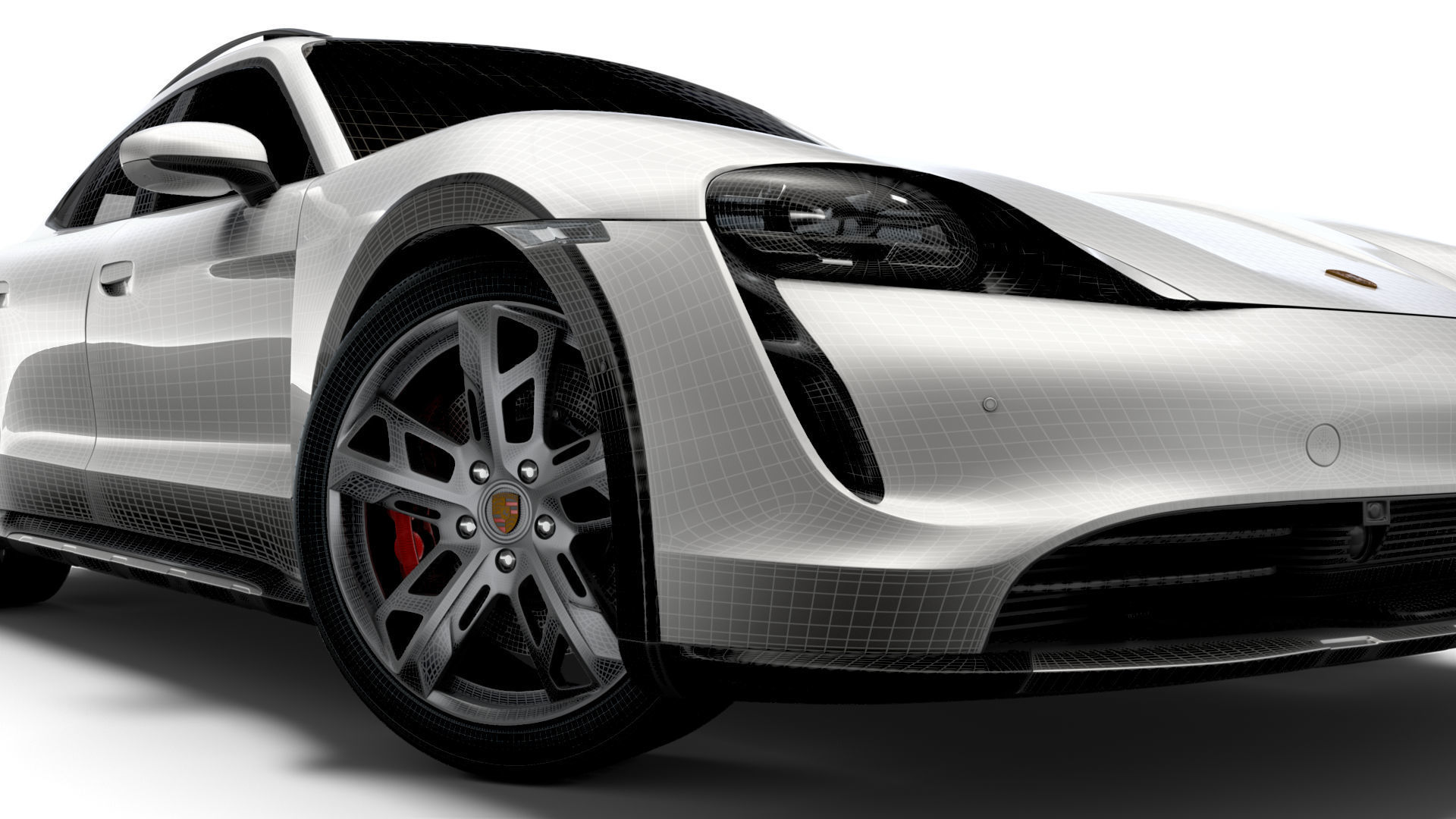 Porsche Taycan Cross Turismo 2022 3D model_17