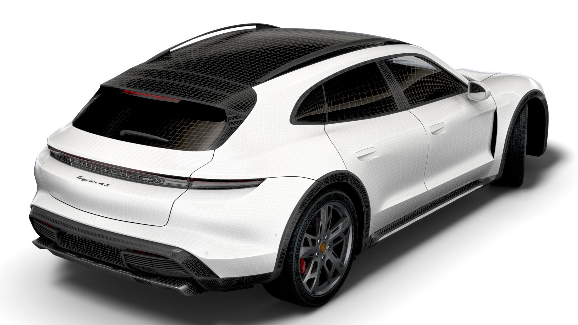 Porsche Taycan Cross Turismo 2022 3D model_14
