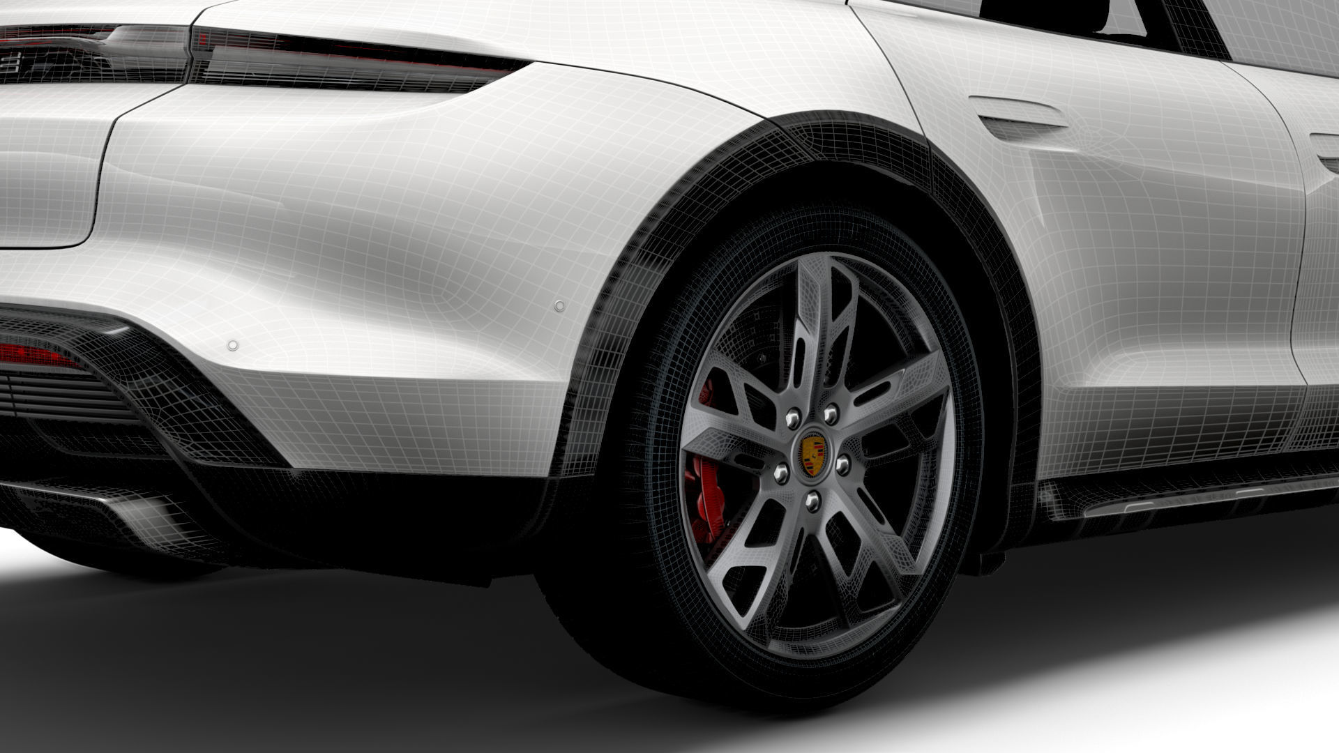 Porsche Taycan Cross Turismo 2022 3D model_23