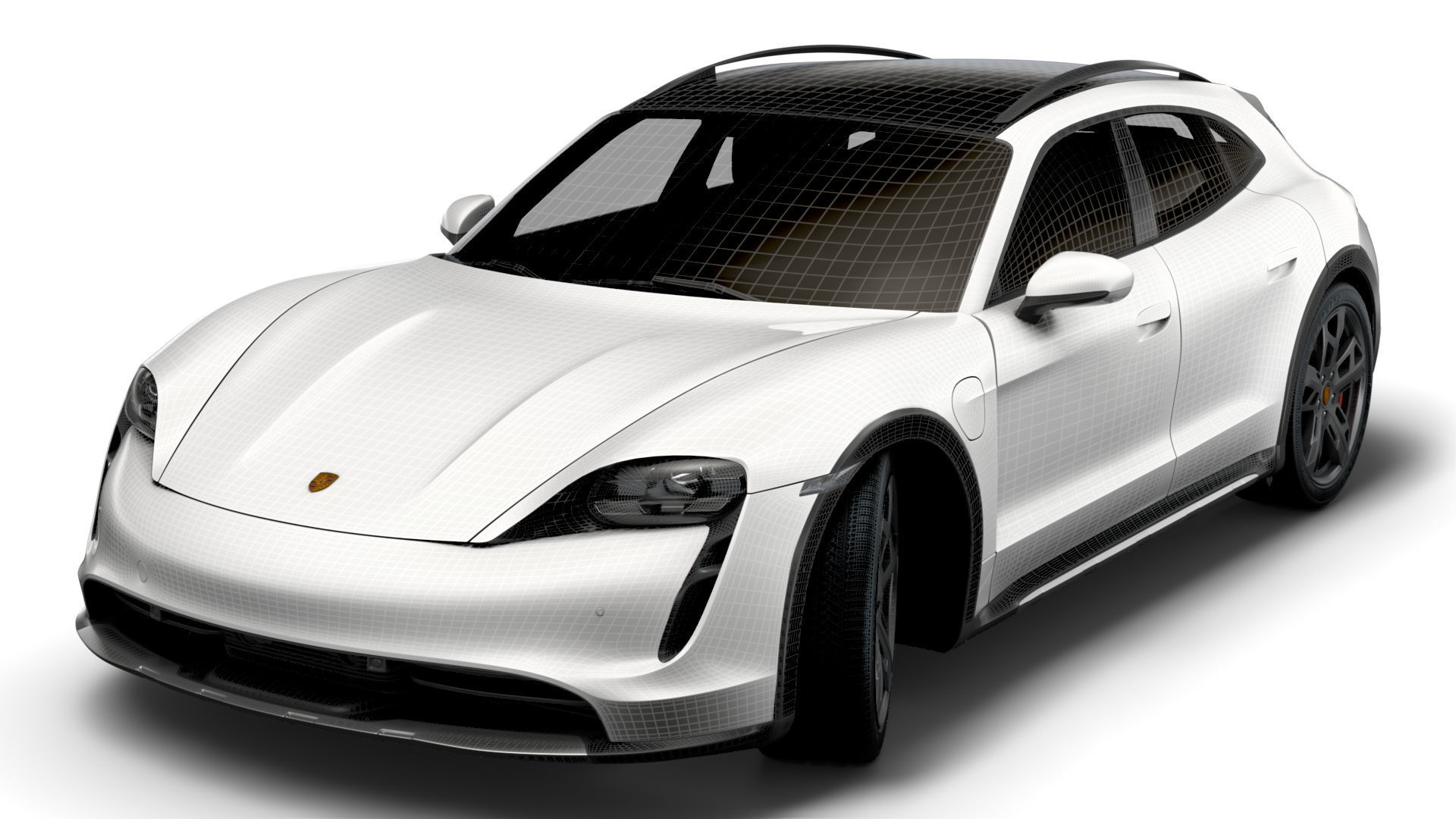 Porsche Taycan Cross Turismo 2022 3D model_20
