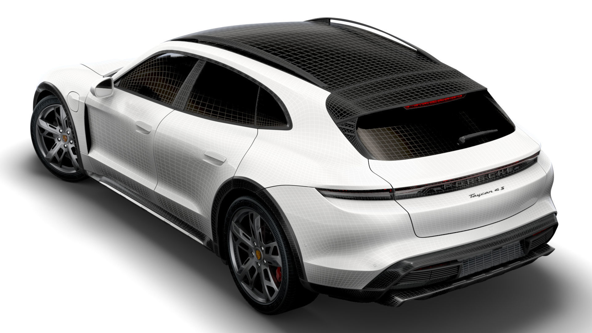 Porsche Taycan Cross Turismo 2022 3D model_15