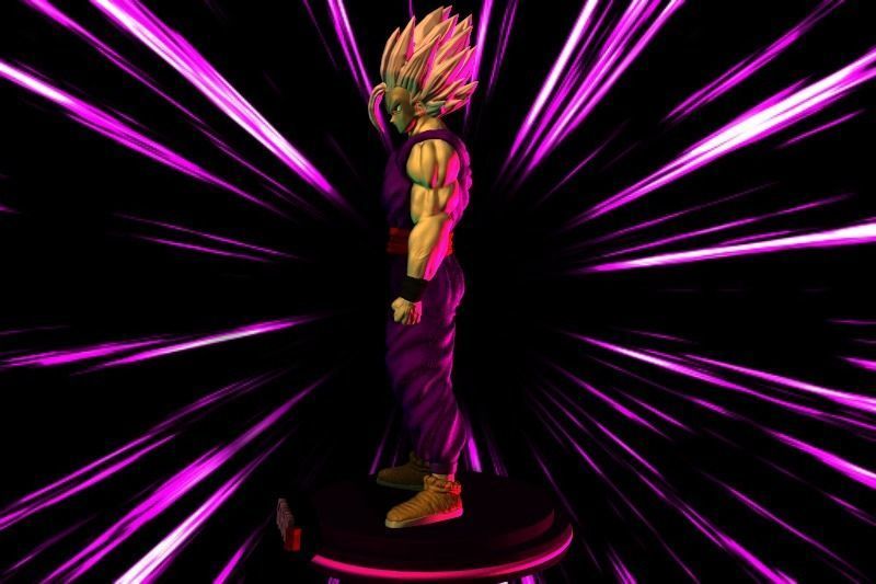 GOHAN BEAST DRAGON BALL SUPER HERO 3D print model_2