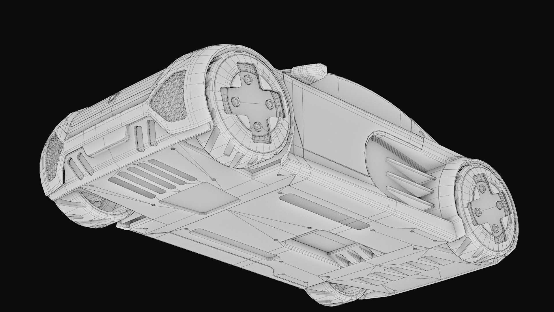 CONCEPT ELECTRIC  VEHICLE RIGGED 3D model_43