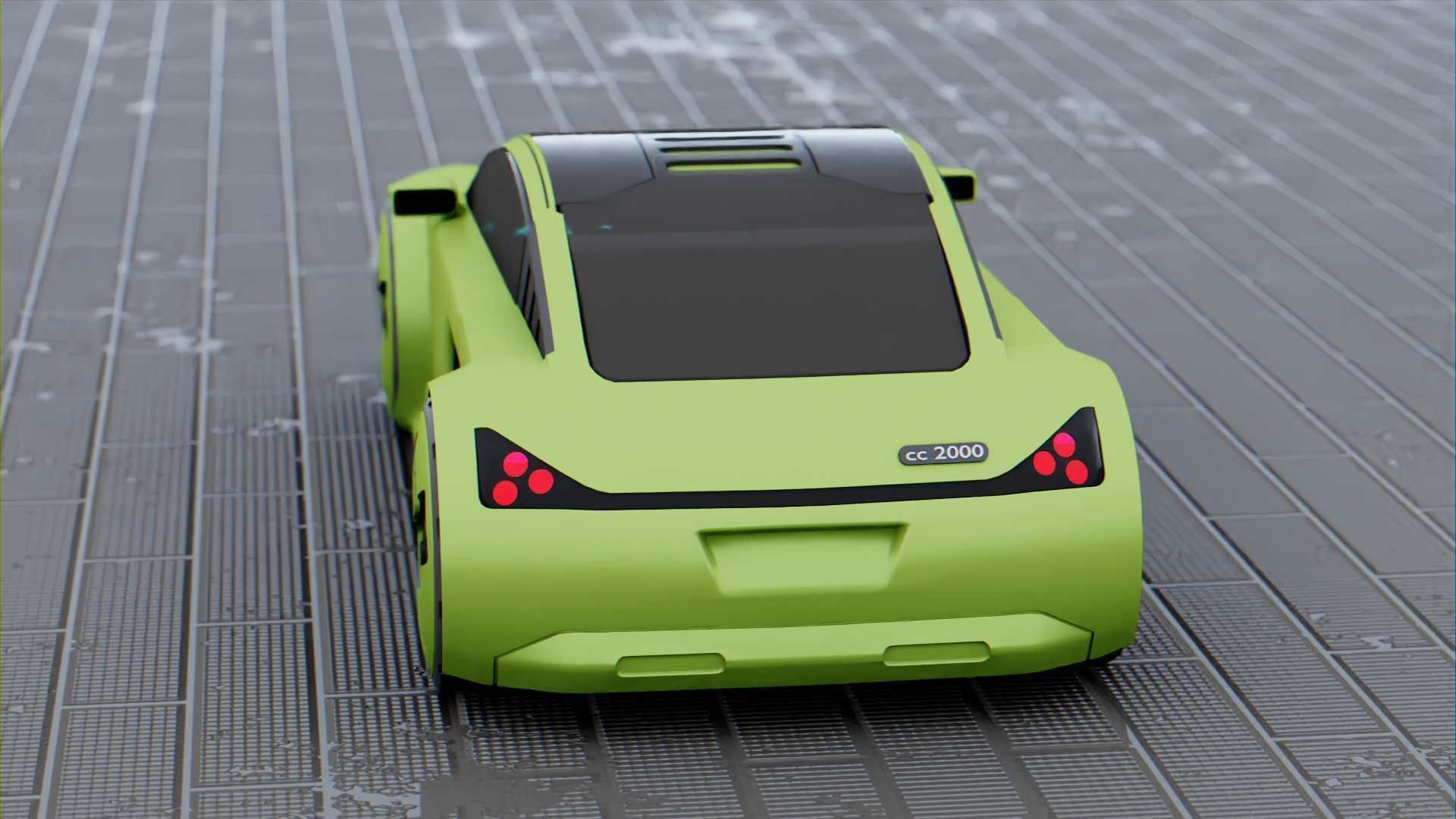 CONCEPT ELECTRIC  VEHICLE RIGGED 3D model_26