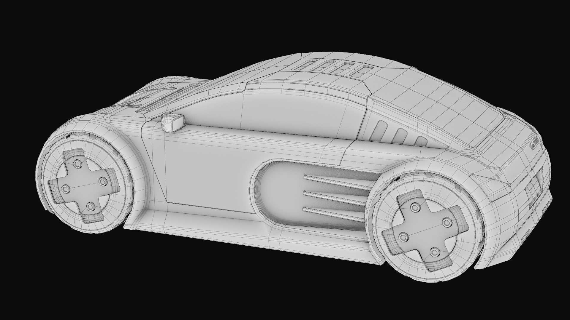 CONCEPT ELECTRIC  VEHICLE RIGGED 3D model_41