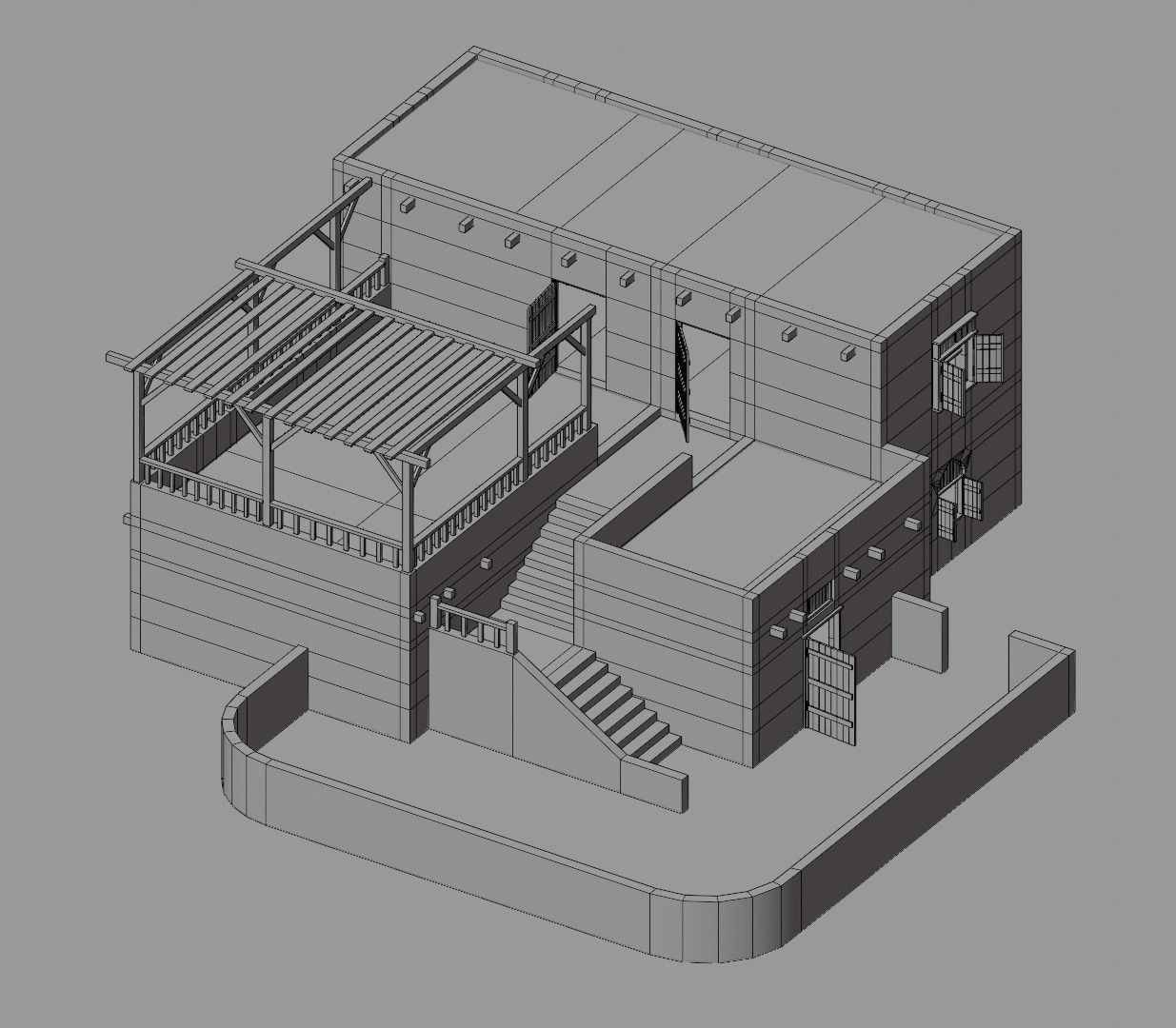 Ancient Desert House 8 3D model_8