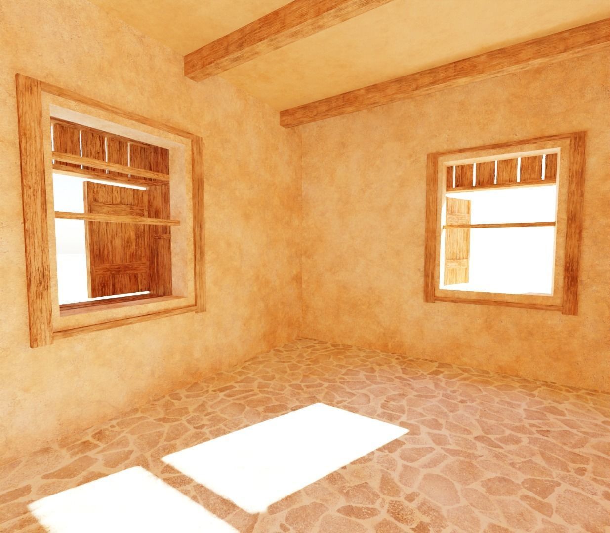 Ancient Desert House 8 3D model_7