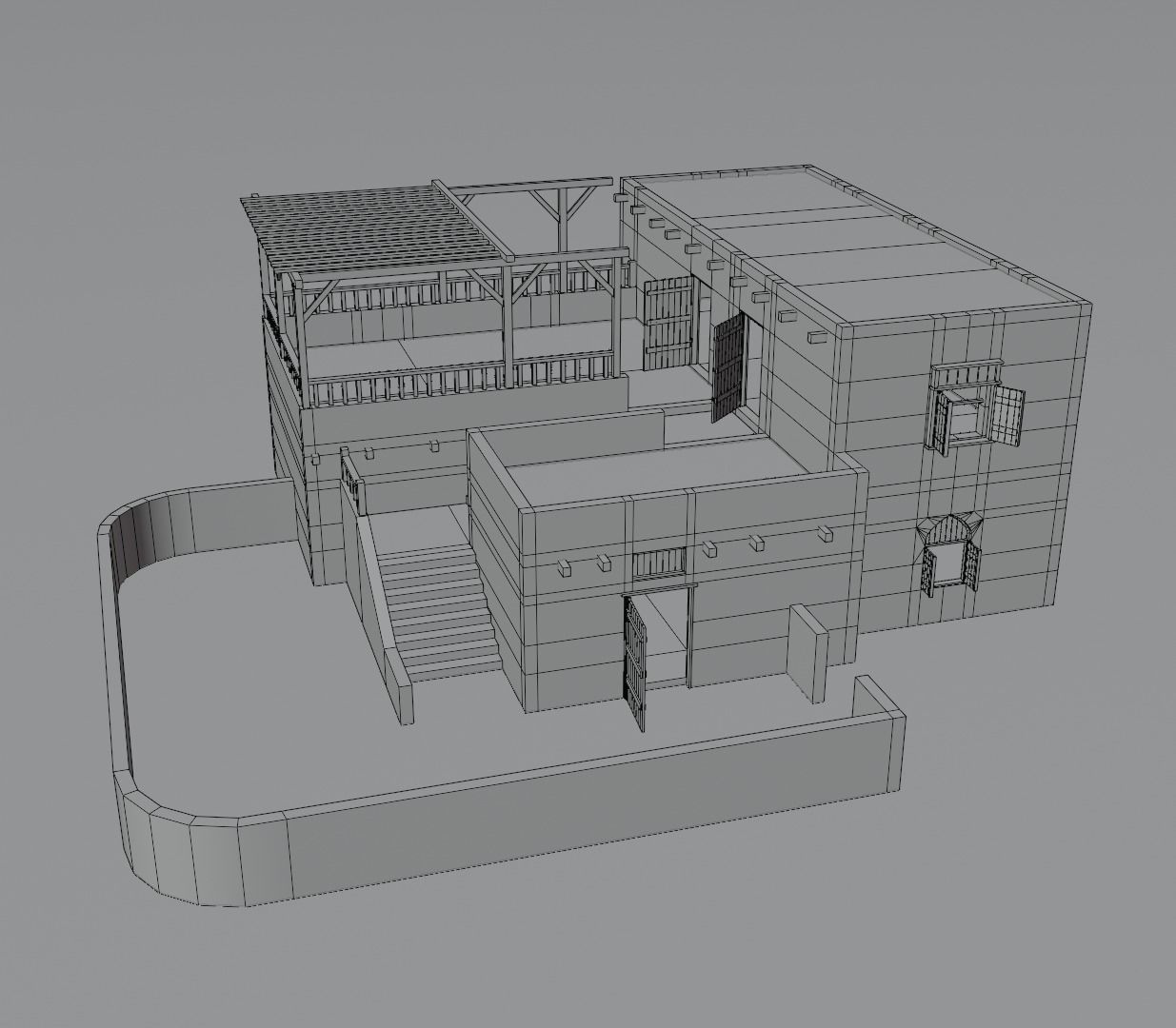 Ancient Desert House 8 3D model_9