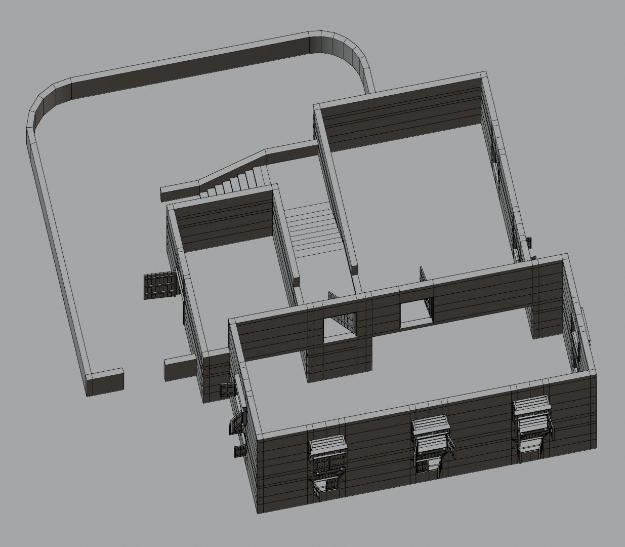 Ancient Desert House 8 3D model_10
