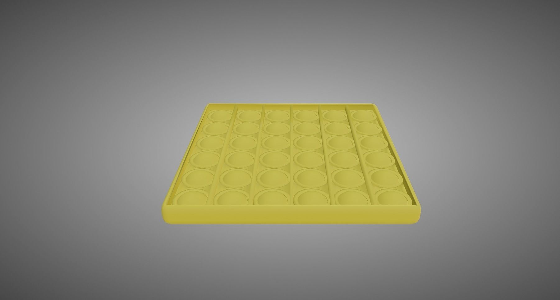 Rubber Fidget Toy 3D model_2
