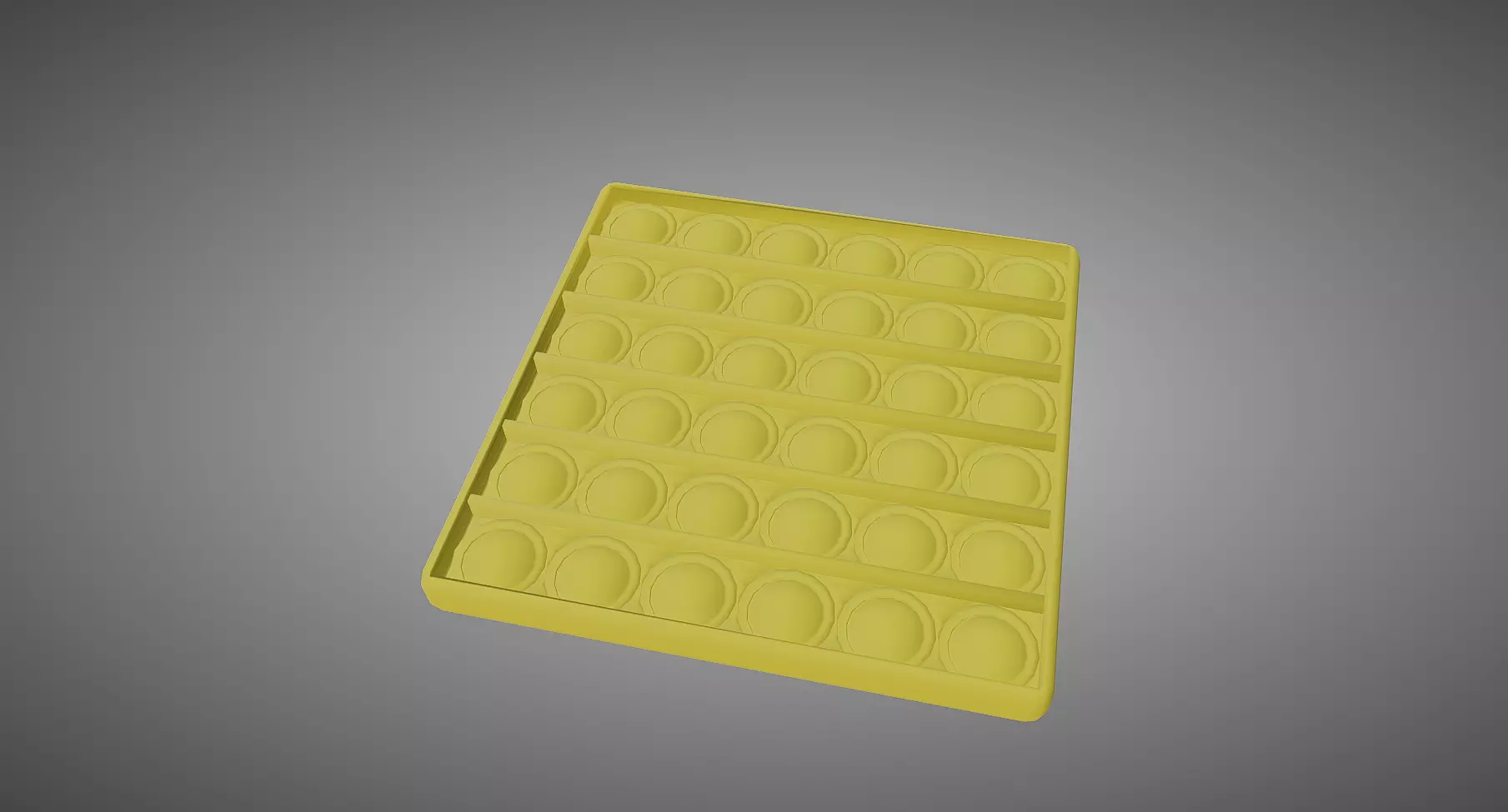 Rubber Fidget Toy 3D model_0