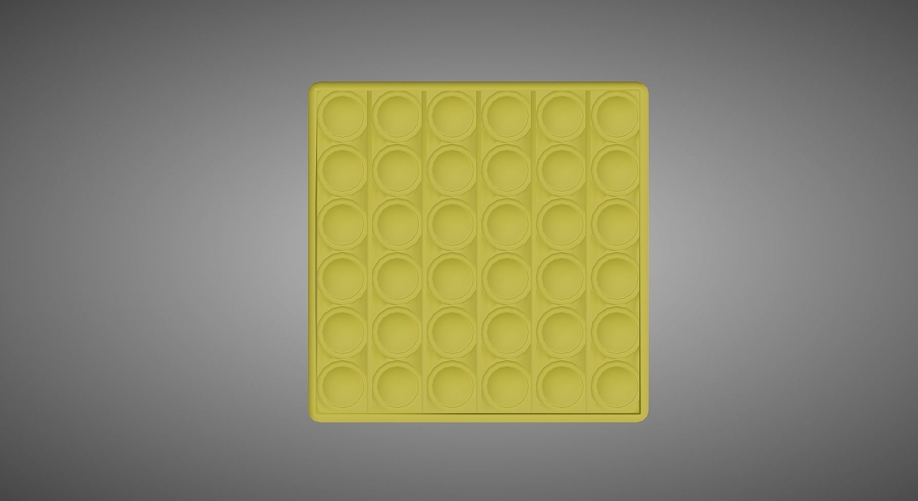 Rubber Fidget Toy 3D model_1