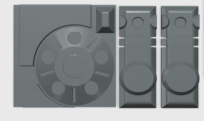 Cad Bane Greebles 3D print model_3