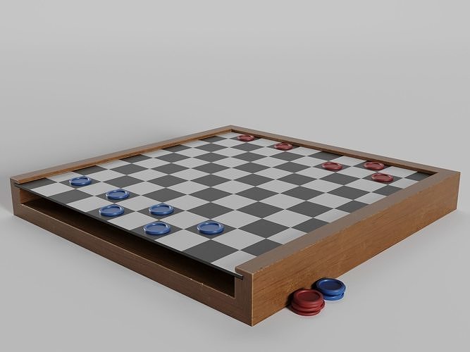 Checkerboard Toy 3D model