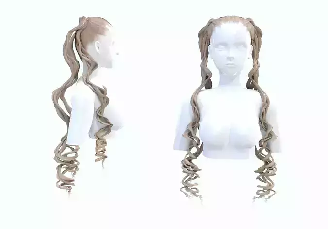 Female Curly Hairstyle 