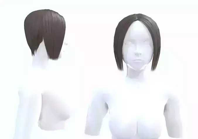 Brown Short Hairstyle 