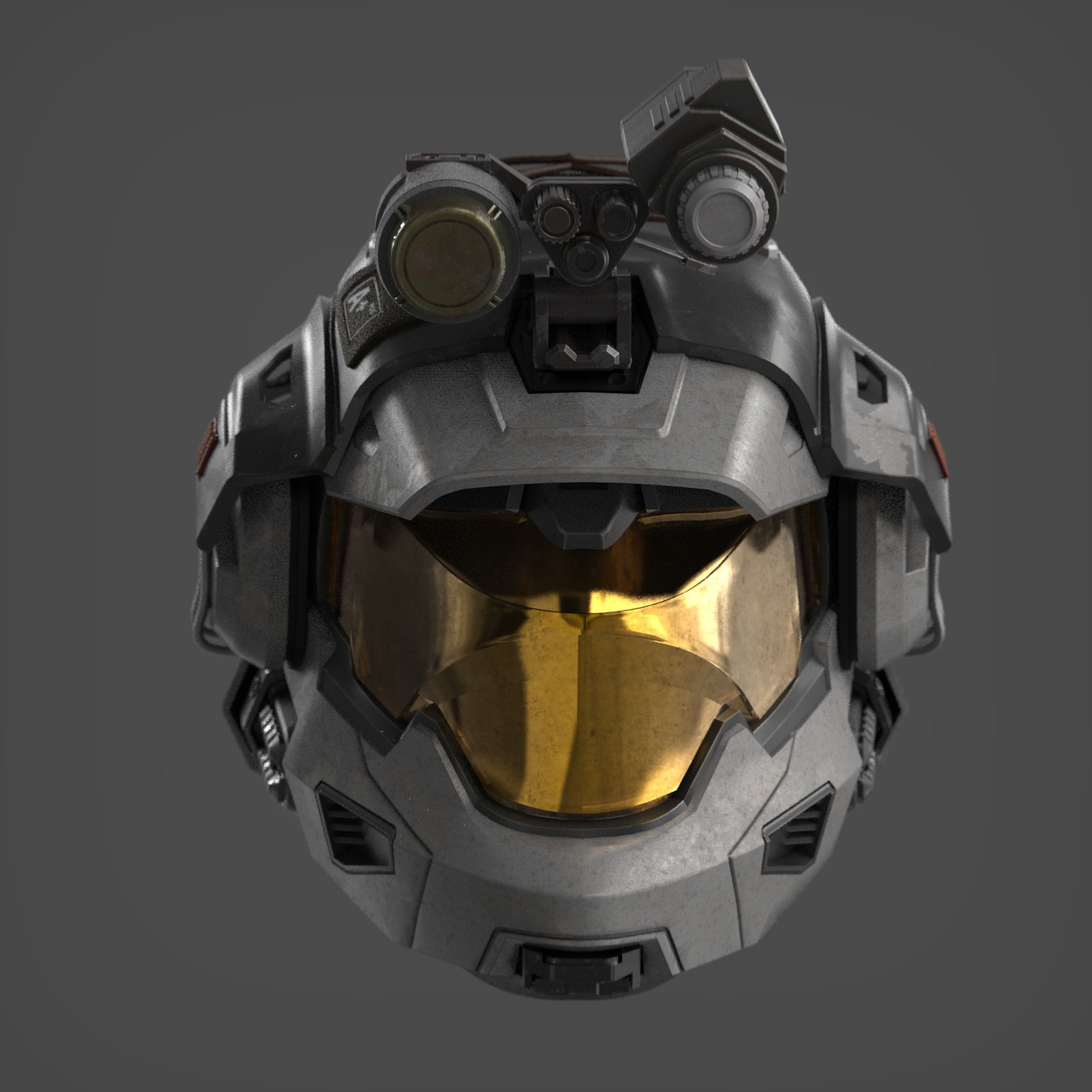 Artaius Cosplay Helmet and Attachment  3D print model_5