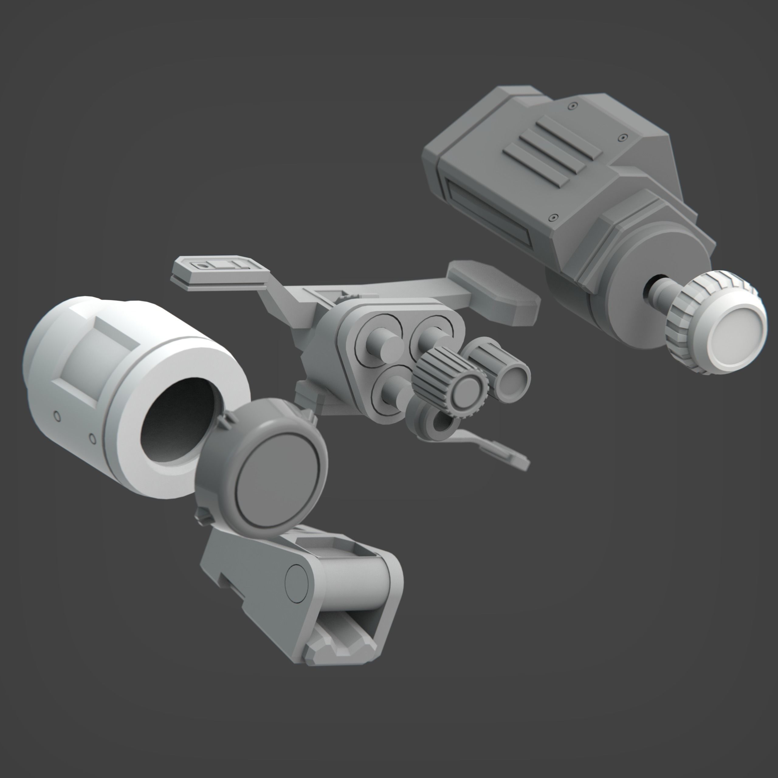 Artaius Cosplay Helmet and Attachment  3D print model_4