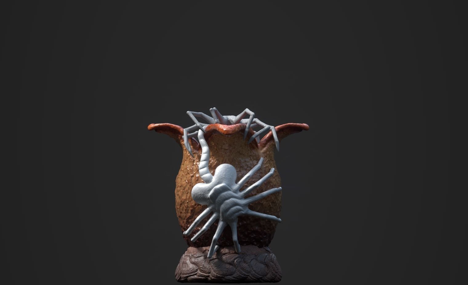 Ovomorph venus flytrap 3D model_1