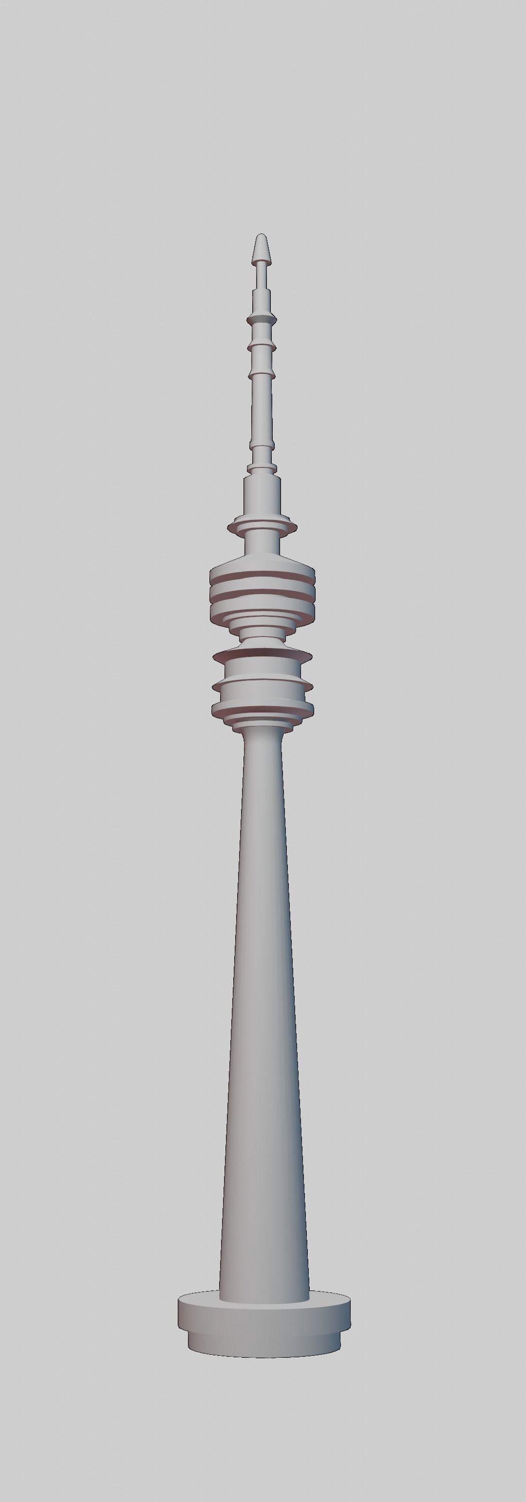 Televisiontower Radiotower Architecture Tower Building Low-poly 3D model_34
