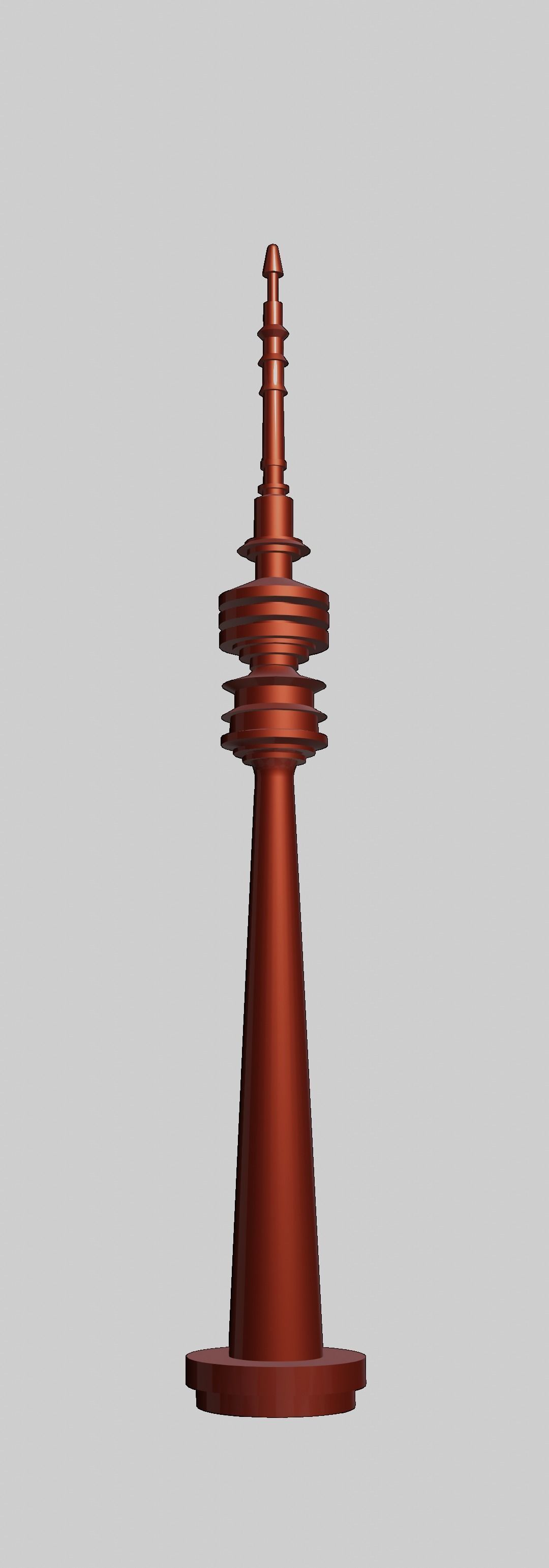 Televisiontower Radiotower Architecture Tower Building Low-poly 3D model_36