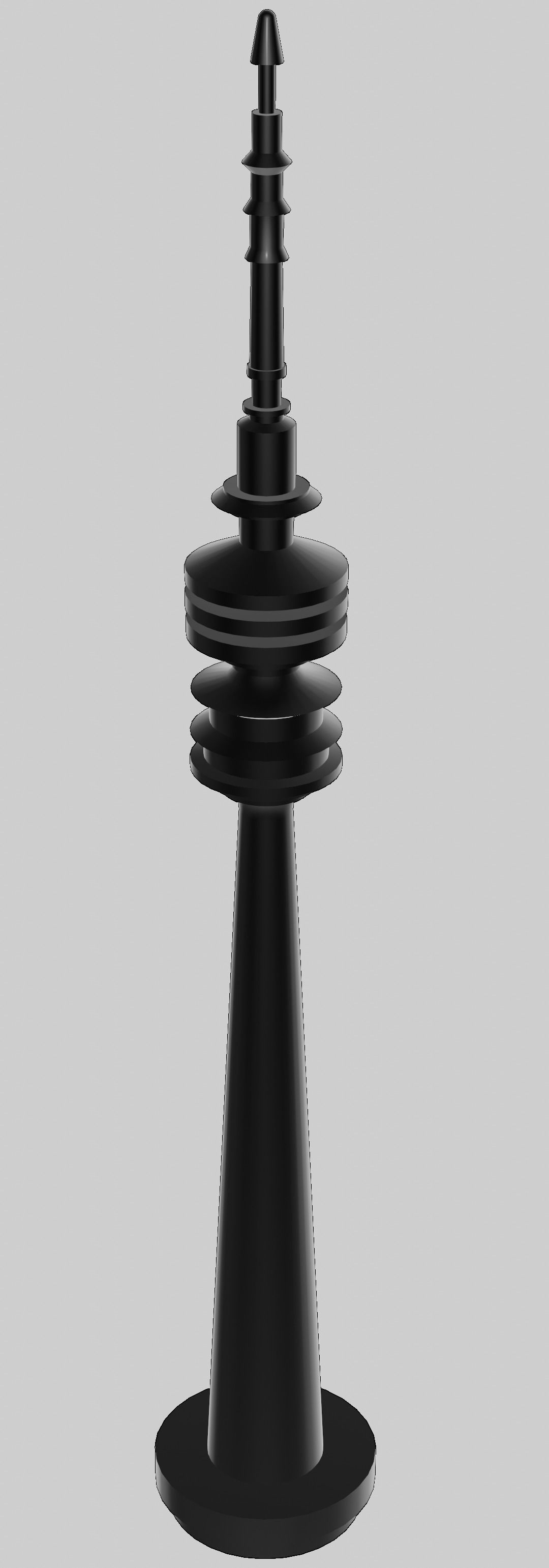 Televisiontower Radiotower Architecture Tower Building Low-poly 3D model_15