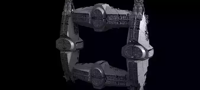 Jupiter Moon Space station ring  3D model