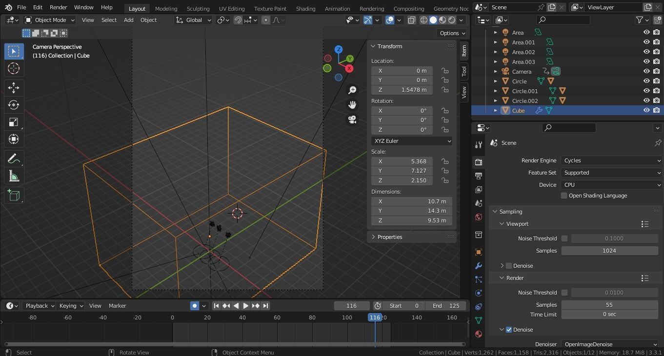 Fire Simulation Realistic Blender Cycles Render 3D model_5