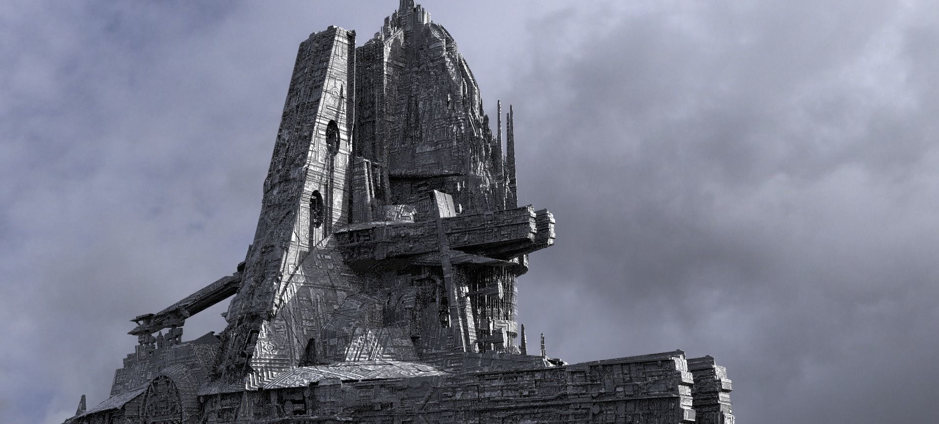 Moon Space station Facility 4 3D model_2