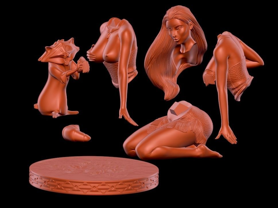 Princess Matoika 3D print model_2