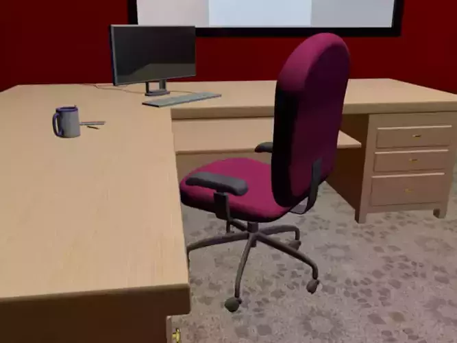 Simple office chair