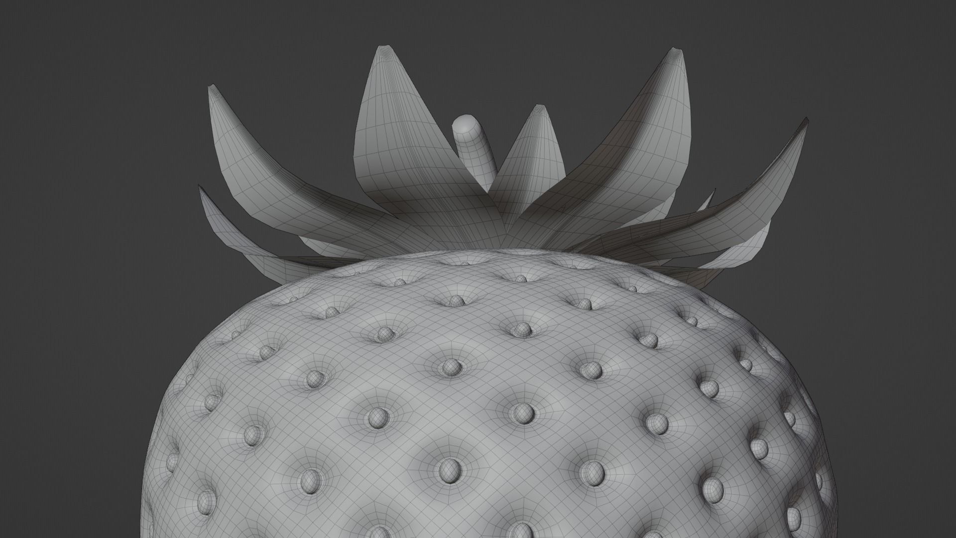 Strawberry Free 3D model_10