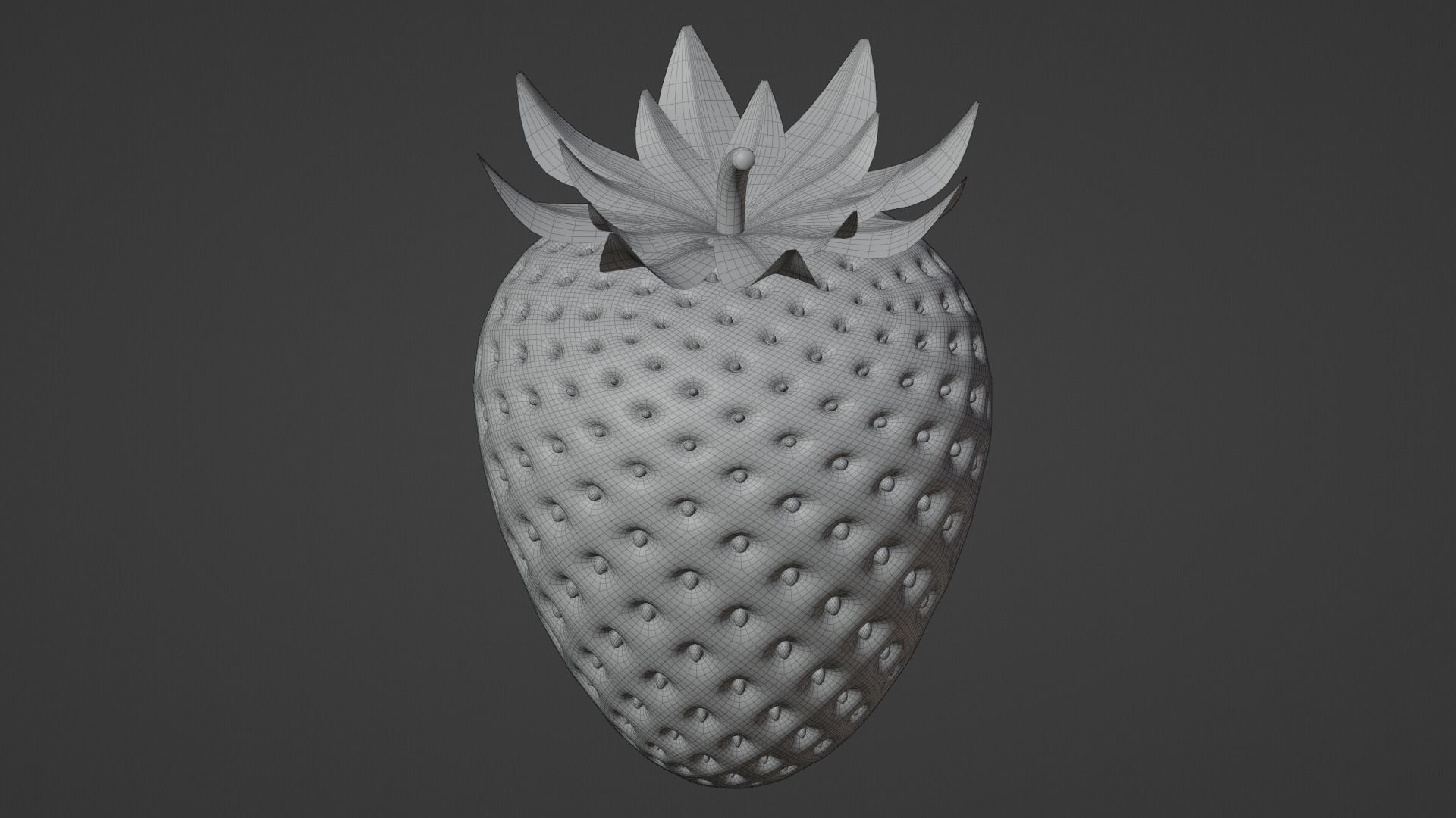 Strawberry Free 3D model_8