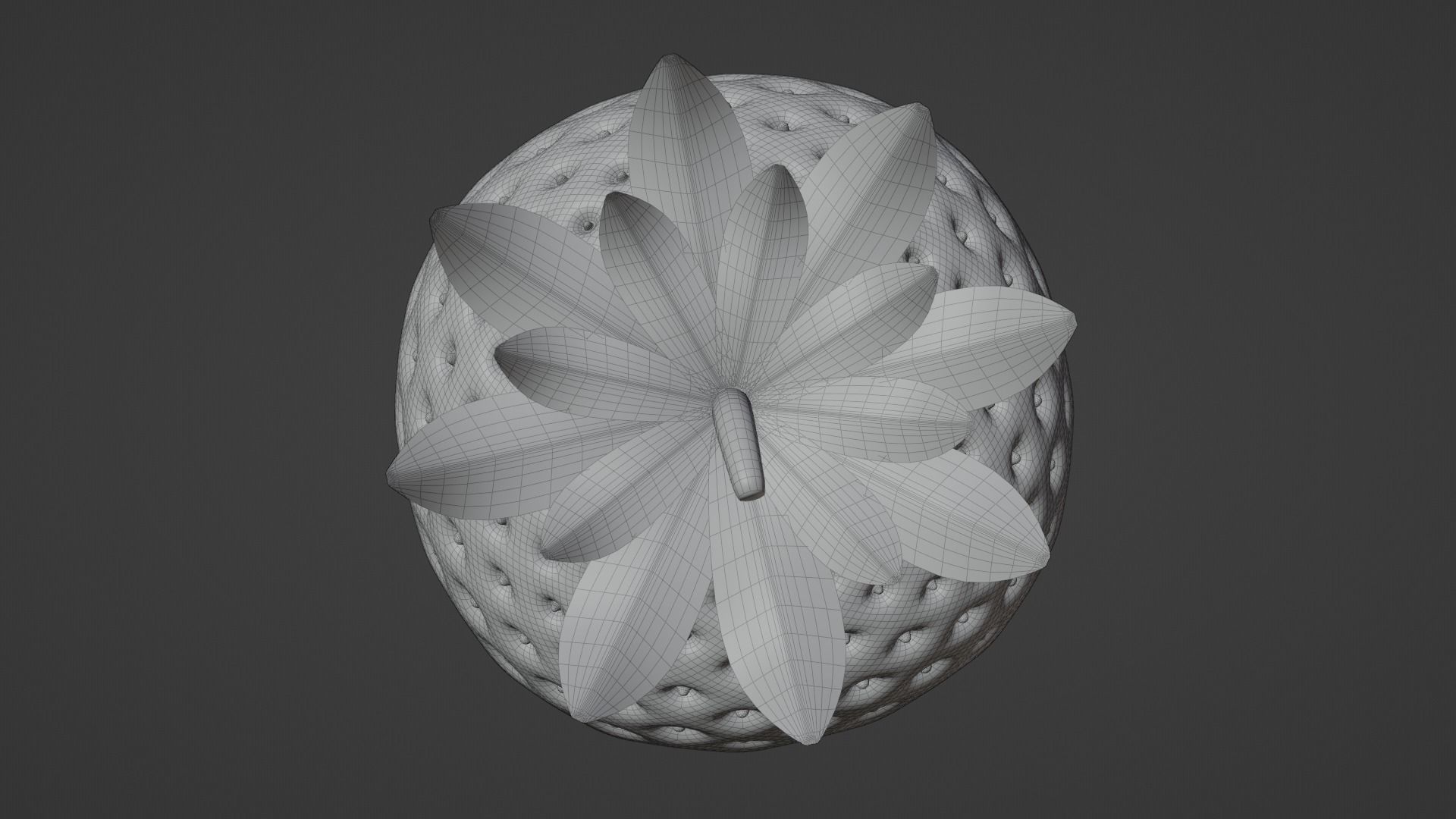 Strawberry Free 3D model_12