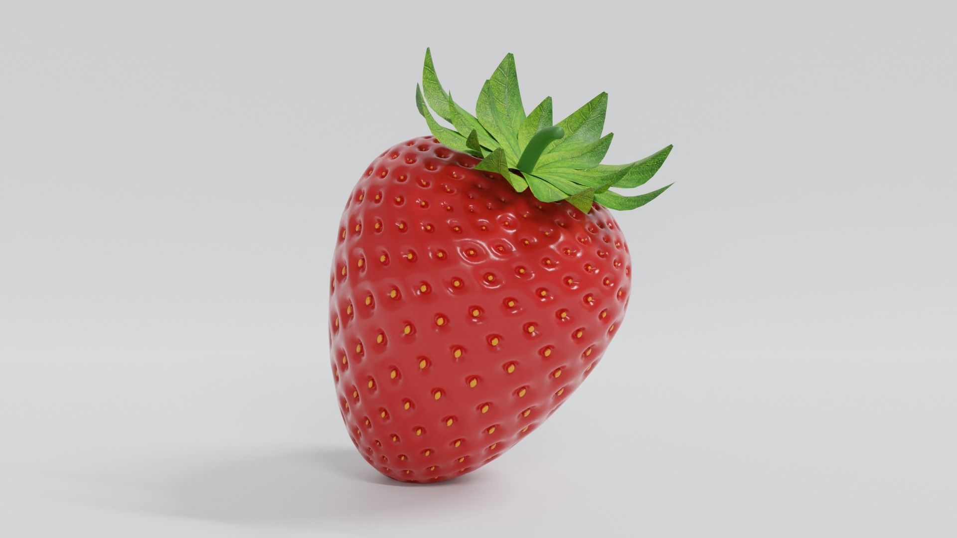 Strawberry Free 3D model_3