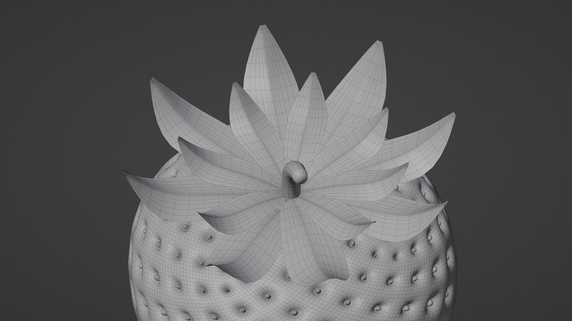 Strawberry Free 3D model_9