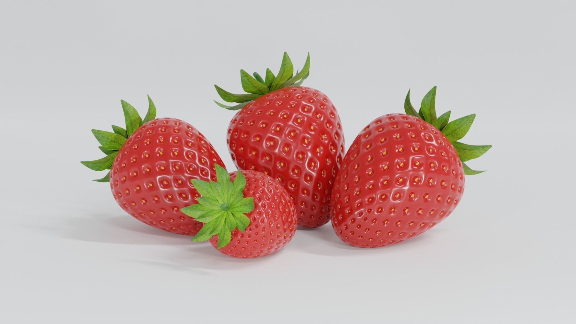 Strawberry Free 3D model_0