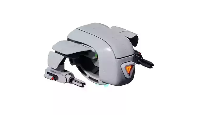 Futuristic Sci-Fi Drone 3D model