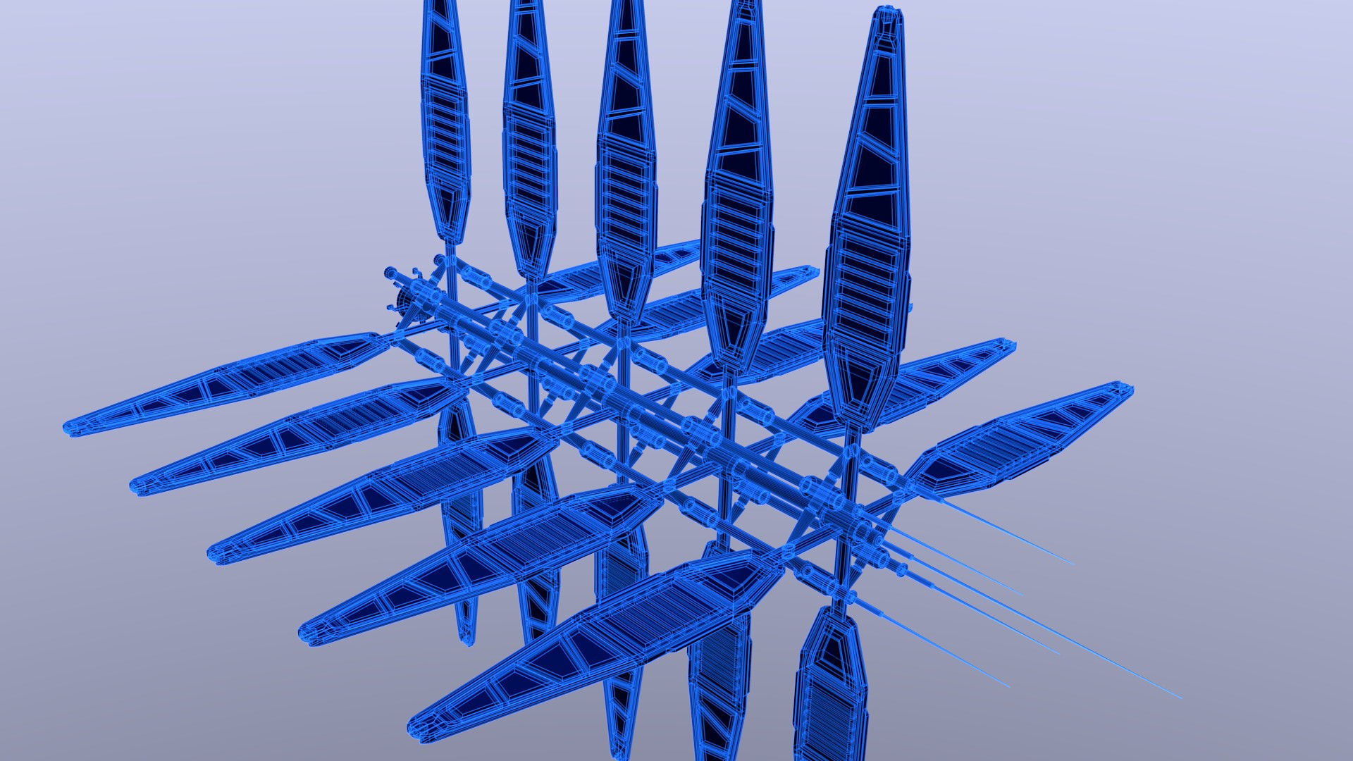 Futuristic Sci-Fi Zeneth Station 3D model_14