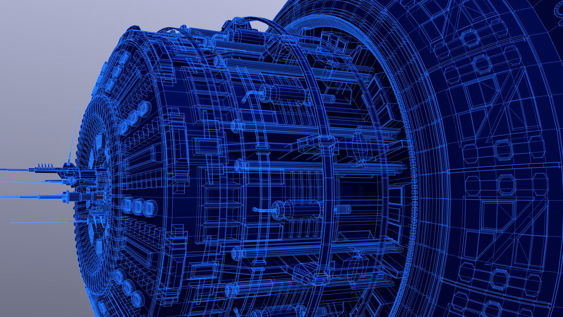 Futuristic Sci-Fi Zeneth Station 3D model_3