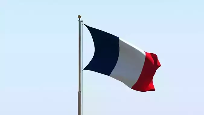 Animated France Flag