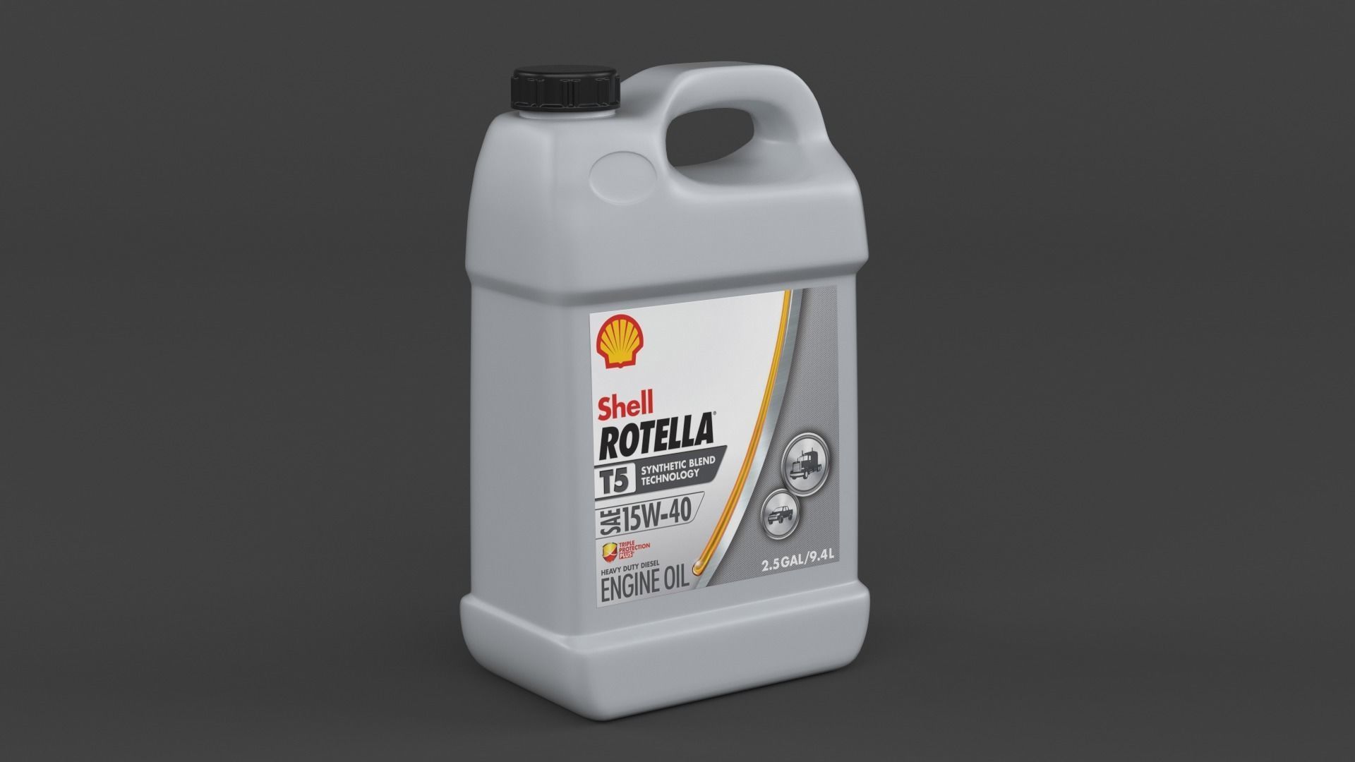 Motor Oil 3D model_2