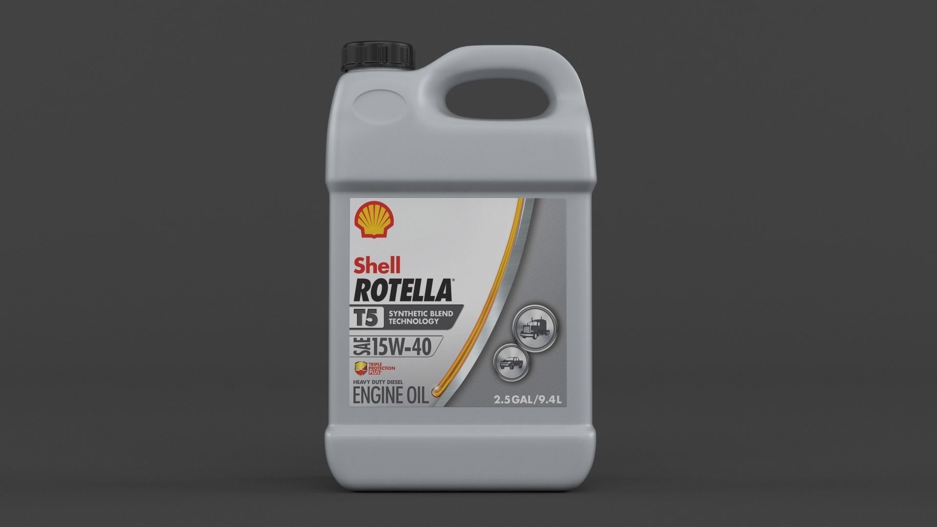 Motor Oil 3D model_1
