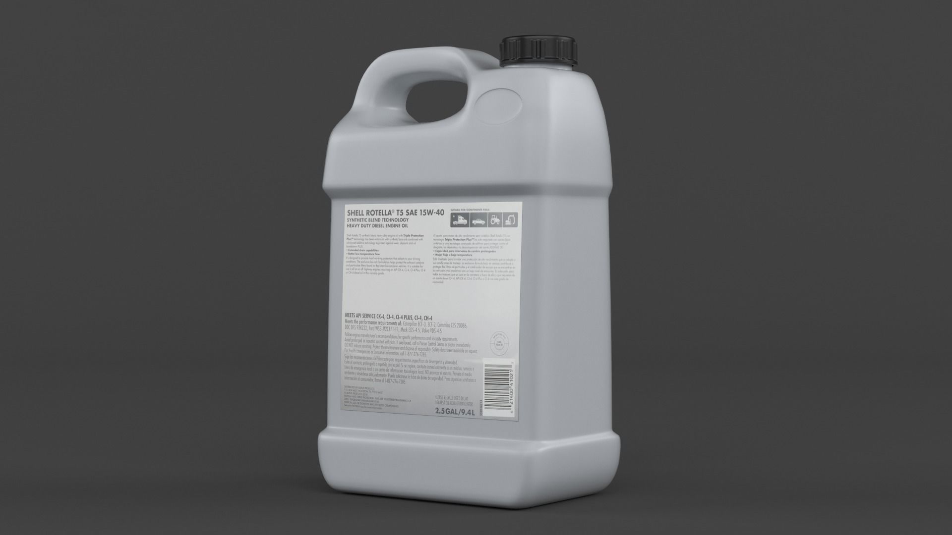Motor Oil 3D model_4