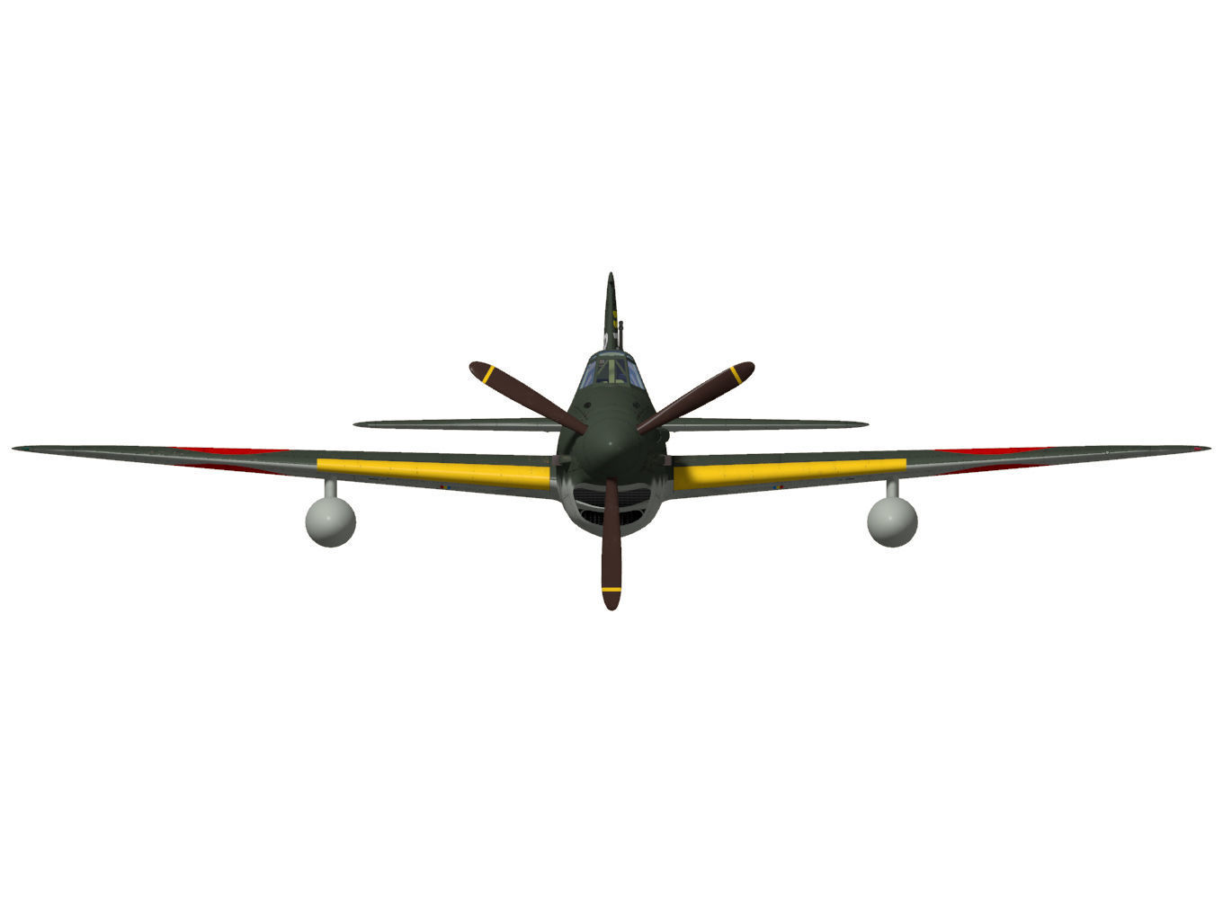 Kugisyo D4Y2S Suisei Type12Bo Judy 3D model_10